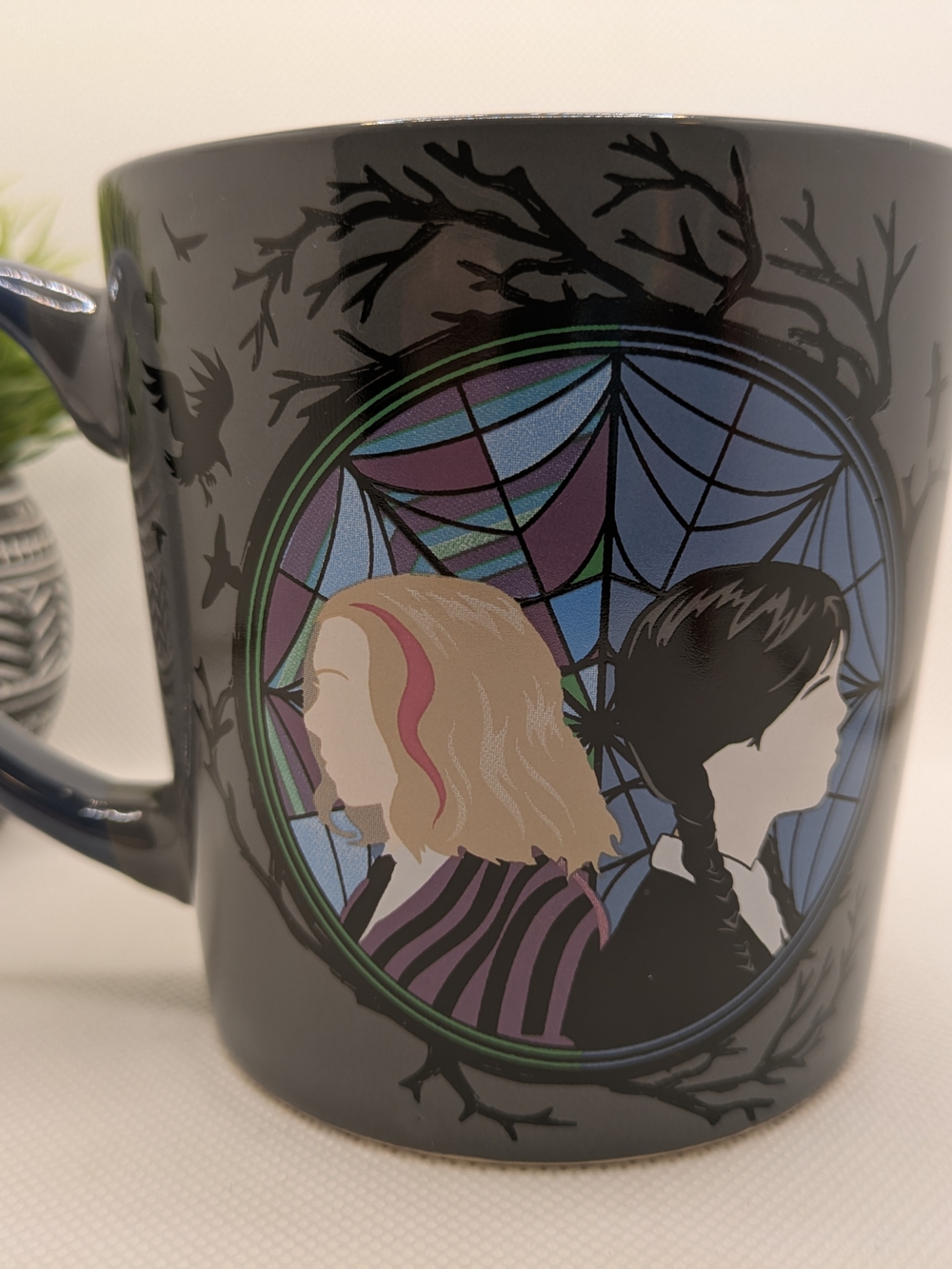 Wednesday Addams Nevermore Academy Coffee Cup Mug with Enid by Zak Designs